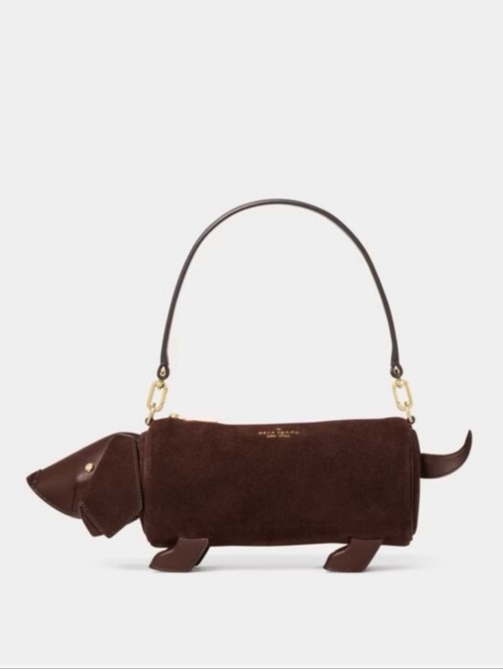kate spade Handbags - NWT Kate Spade Charlie Dachshund Crossbody Bag, Brown Multi